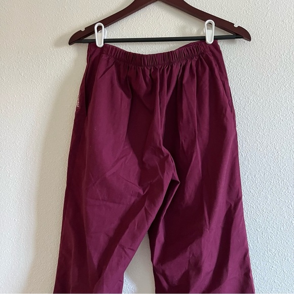 Landau Maroon Scrub Pants Size Small - Picture 4 of 7